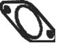 DINEX 39800 Gasket, exhaust pipe